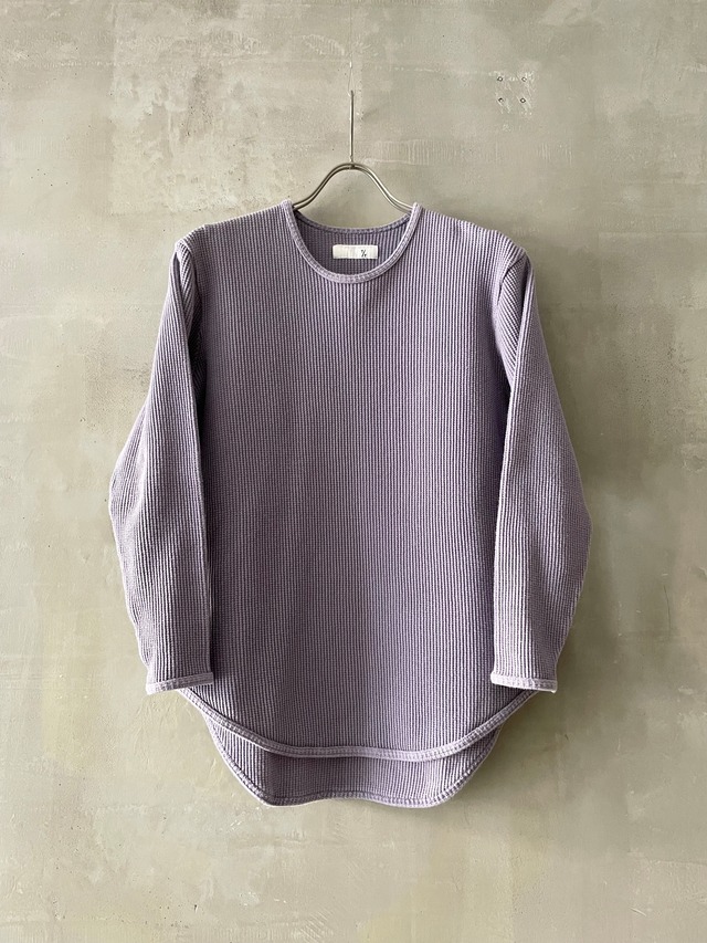 【 customer's used 】T/f Waffle Long Sleeve Top 2022 (051) - lavender