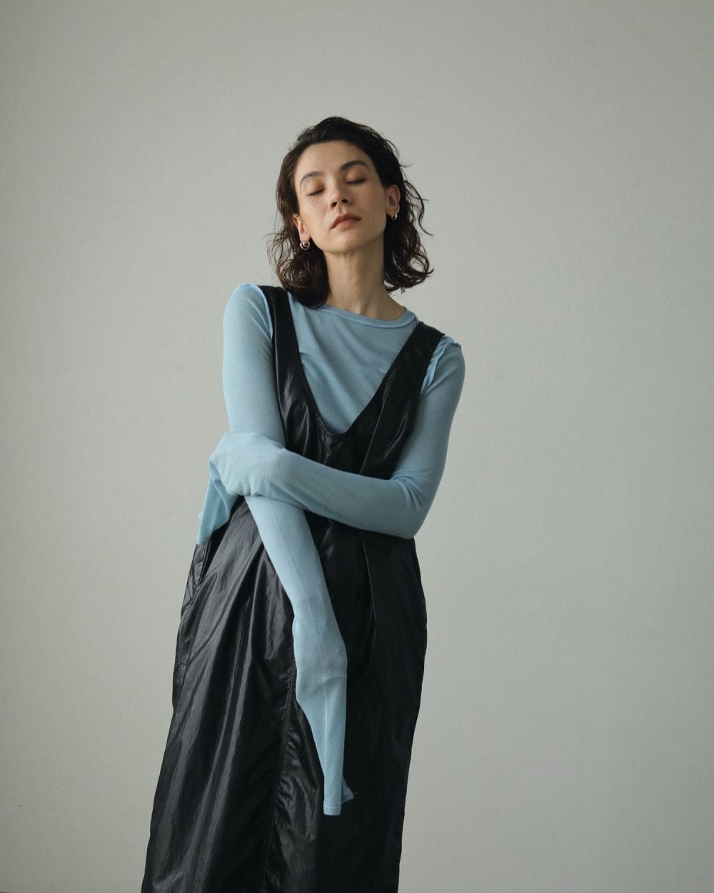 Tシャツ(長袖/七分) anuke Reversible Long T-shirts anuke（アンヌーク） (アンヌーク）Reversible Long T-shirts 即日発送