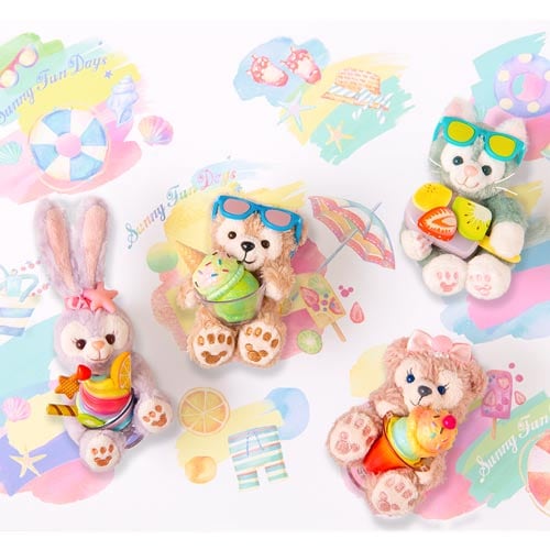 ジェラトーニ ぬいぐるみストラップ ダッフィーのサニーファン 2019 東京 ディズニー シー 限定 ダッフィー&フレンズ 夏イベント ぬいスト ストラップ