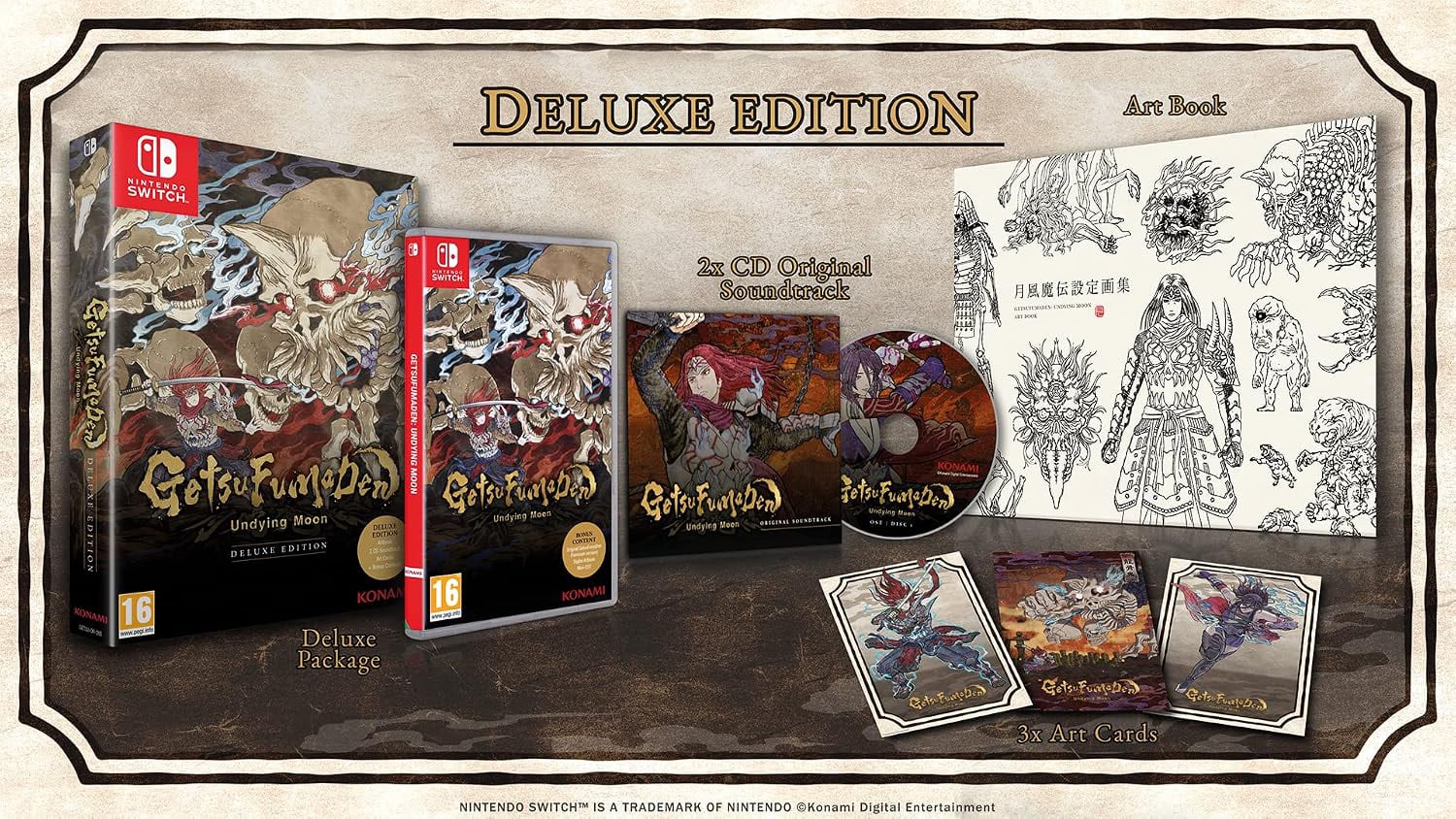 月風魔伝 GETSUFUMADEN UNDYING MOON 限定版 | RareGames-Japan