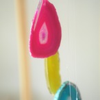 Vivid Rainbow 15 - アゲートヒーリングチャイム / Agate Sun Catcher Wind Chime 563