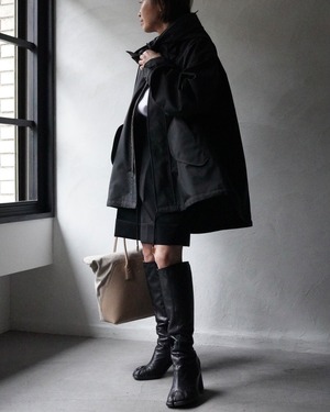 THE RERACS / LIGHT SMOOTH BONDIND THE MODS COAT / black