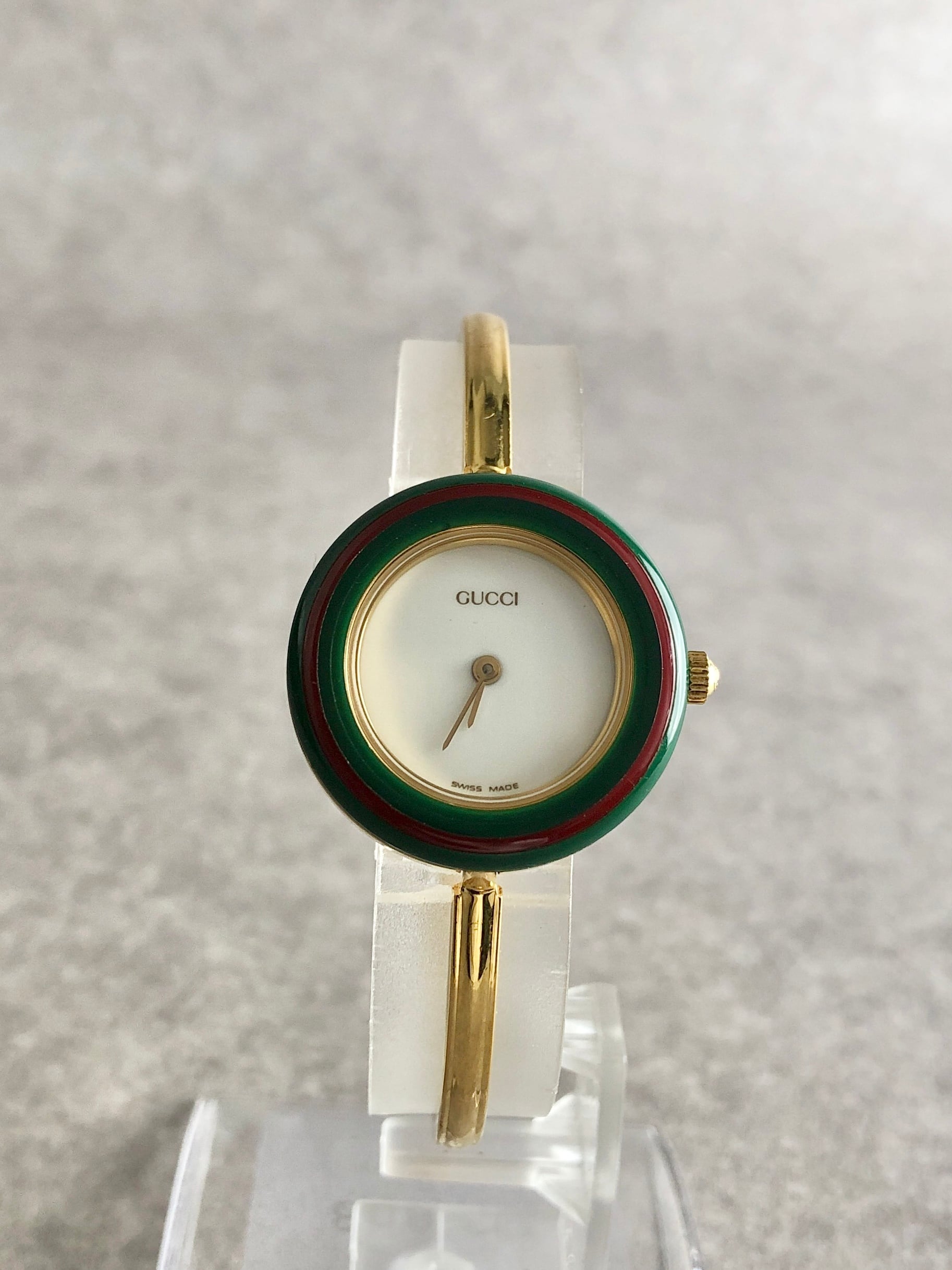 GUCCI グッチ 腕時計 ゴールド チェンジベゼル ステンレススチール