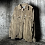 00s QUIKSILVER SALT WATER DENIM太畝コーデュロイジャケット カーキ クイックシルバー