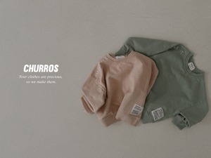 【予約　2024 spring】kids：it soft mtm〔itソフトスウェット〕　churros