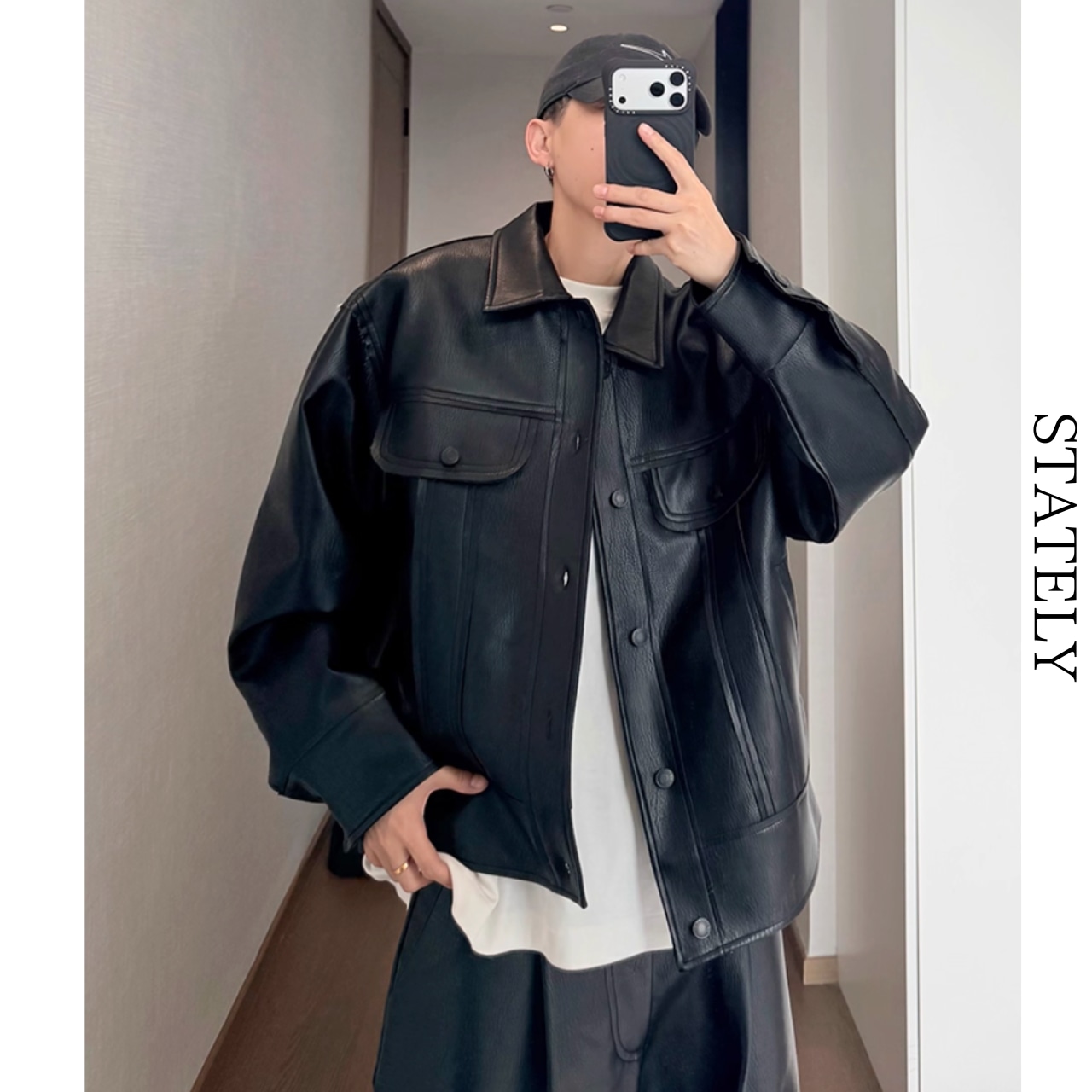 ヴィンテージPUレザージャケット_O40・画像8