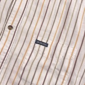 90s McGREGOR マックレガー マルチストライプ柄 BD ボタンダウン オックスフォード 長袖シャツ LL/ホワイト系 メンズ ビンテージ