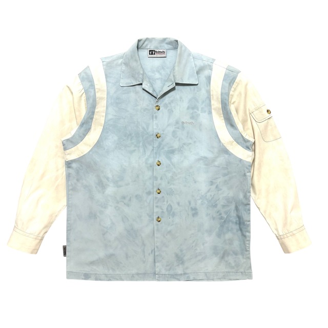 中古 90s ビッチスケートボード bitch skateboards オープンカラーシャツ クリーニング済み 長袖シャツ メンズL