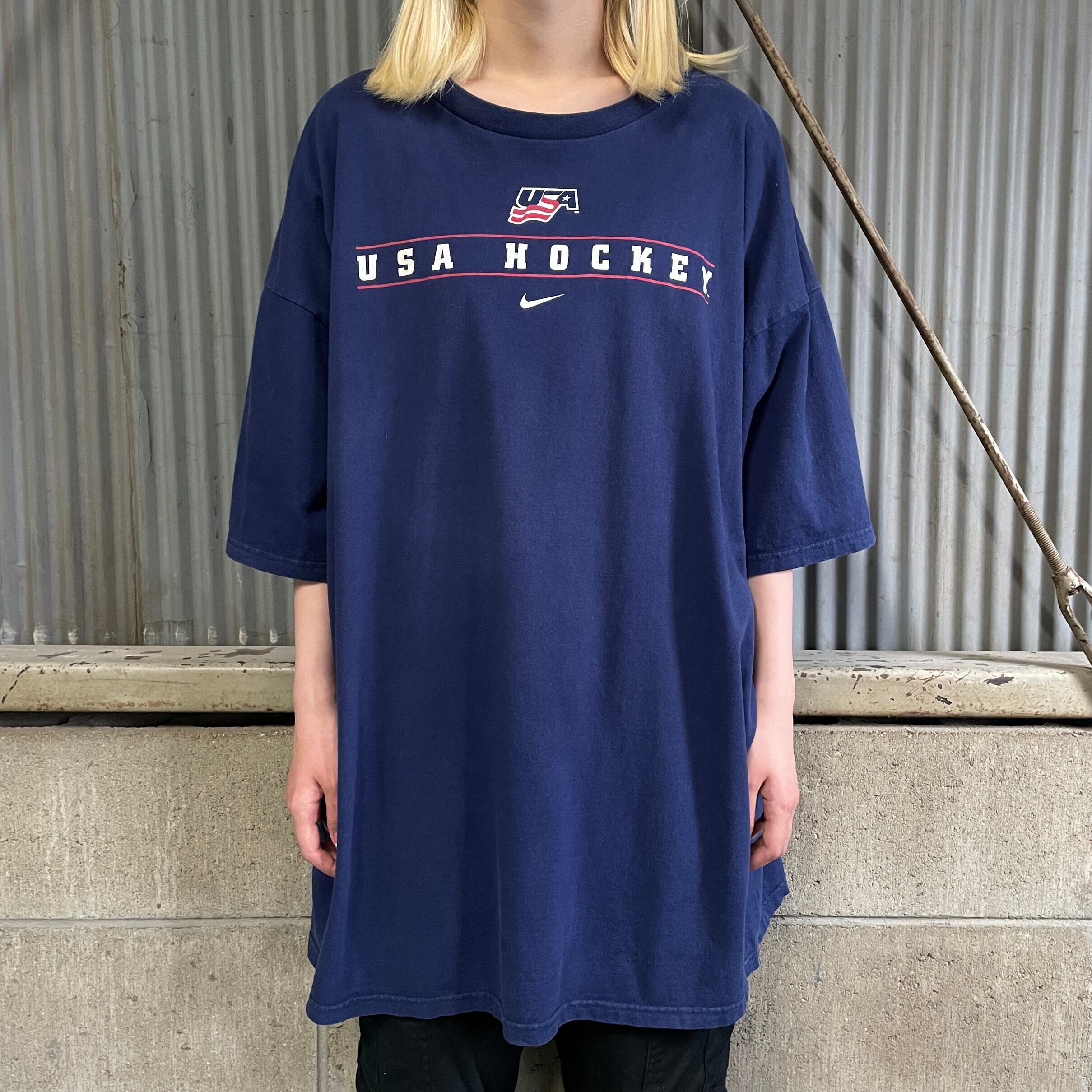 90s tシャツ NIKE bauer NHL プリント