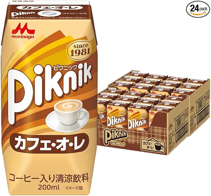 森永乳業 ピクニック カフェ・オ・レ 200ml [紙パック 飲料 ドリンク