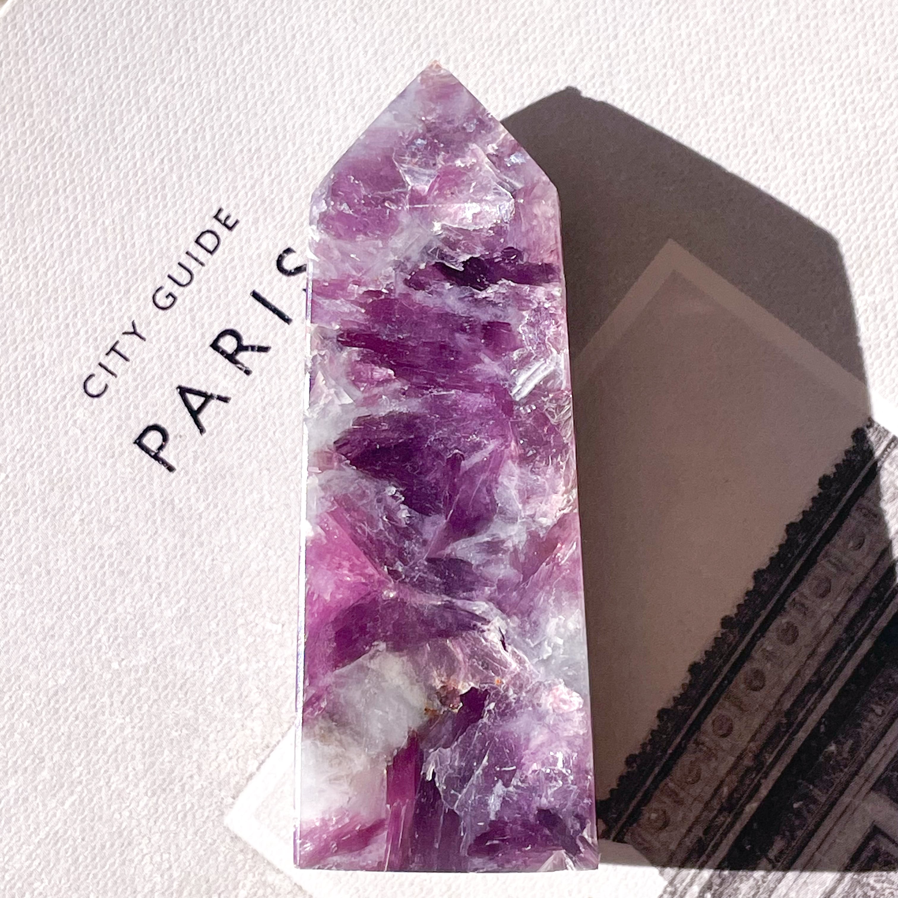 Lepidolite Tower 1 ✧ レピドライト