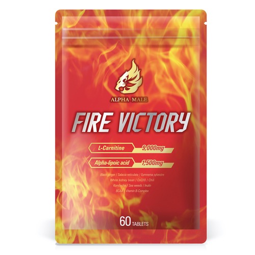 FIRE VICTORY 医師監修 ダイエッターサプリ カルニチン カプサイシン αリポ酸 60粒 30日分