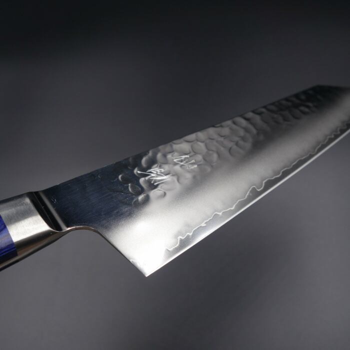 仙助 包丁 牛刀 鎚目 ダマスカス VG10 剣型 切付 200mm 合板柄 仙助 包丁 菜切包丁 VG10 ダマスカス 33層 ステンレス 165mm