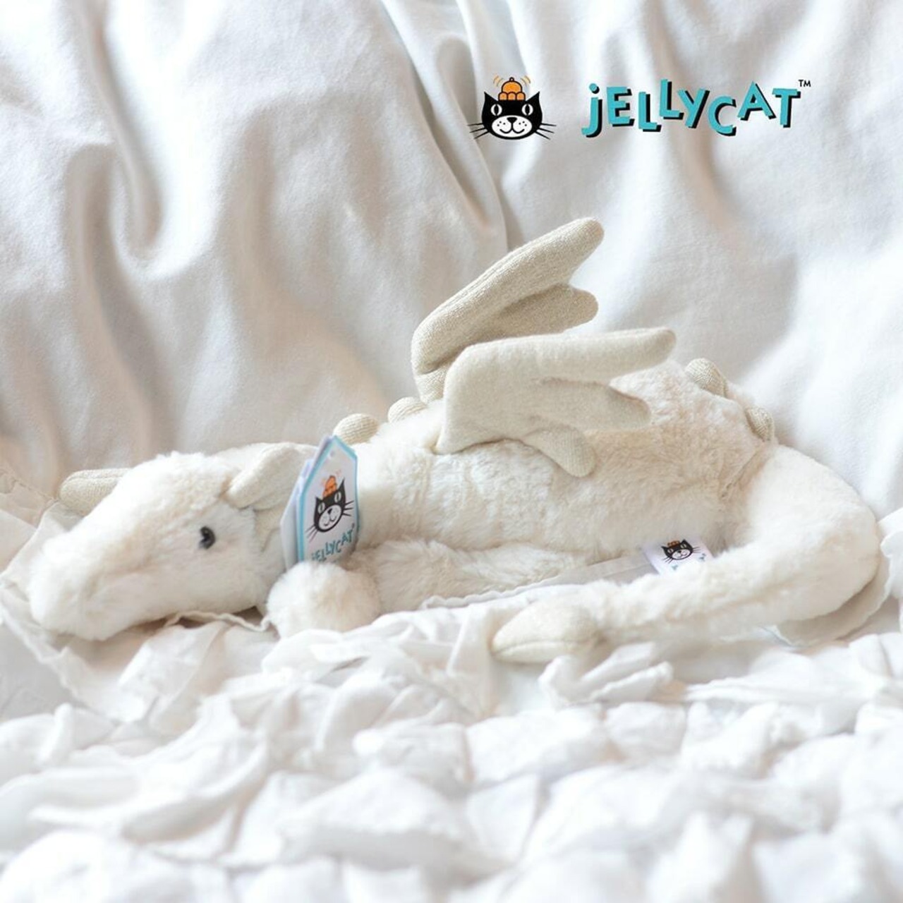 Jellycat Dragon Little スノードラゴン ローズドラゴン セージ 