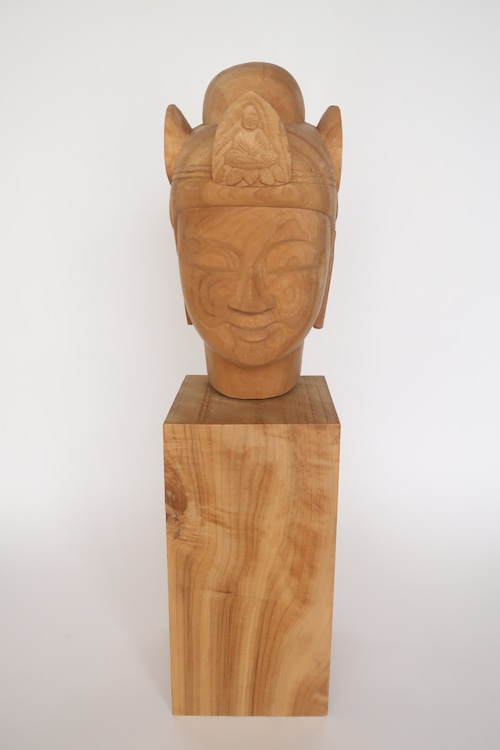 The Gentle Face ― An Original Buddha Head by Tessō Mori, Inspired by Ancient Korea The Gentle Face ― An Original Buddha Head by Tessō Mori, Inspired by Ancient Korea