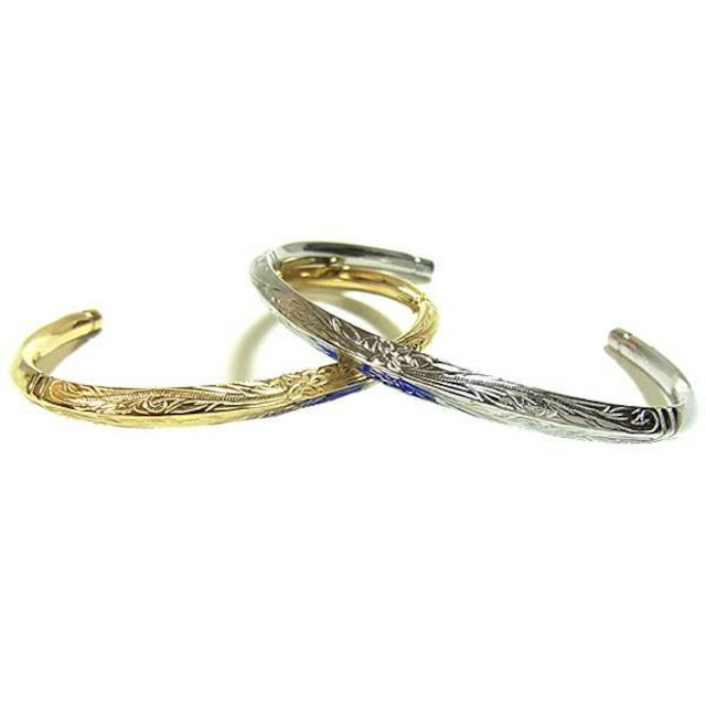 Hawaiian jewelry Slanting Bangle  (gbg859)