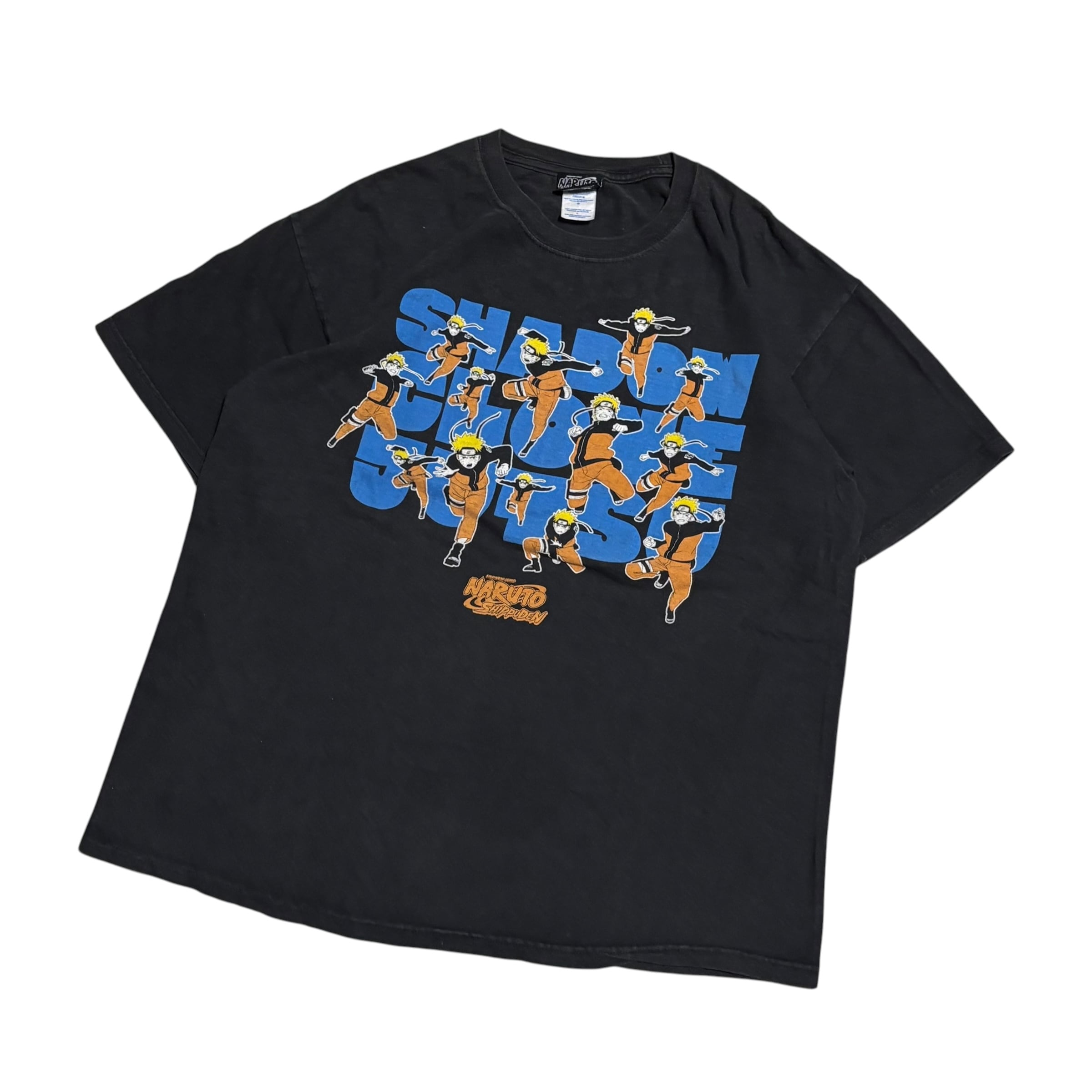 00s NARUTO tシャツ ナルト ナルト疾風伝 ANIME アニメ 影分身 ©️2002