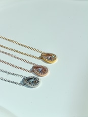 Drop zirconia necklace