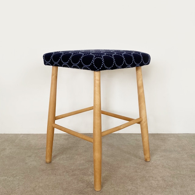 Foot stool Edsbyns Möbelfabrik with minä perhonen dop tambourine/ CH075