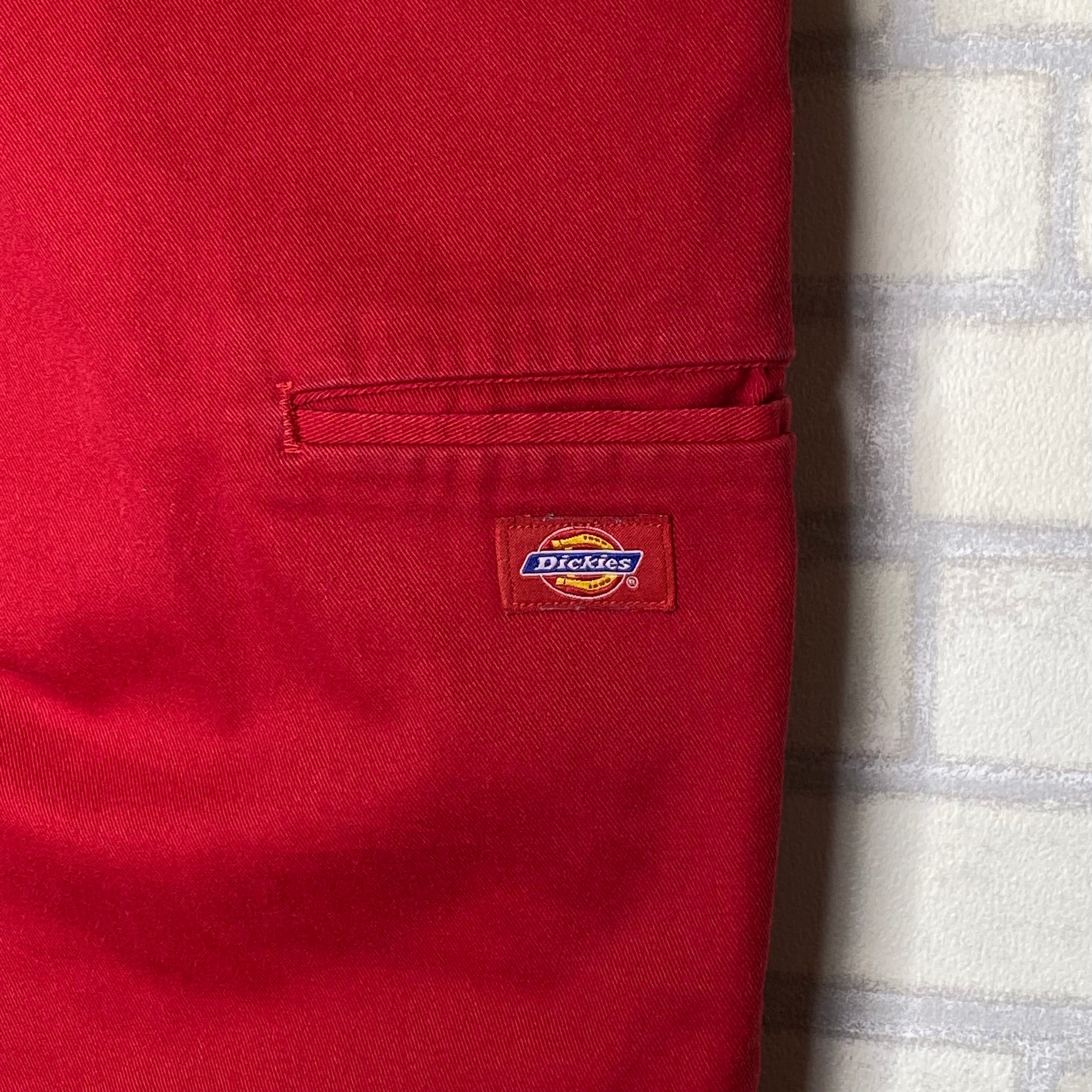 ダブルニー】W44×L32 Dickies ワークパンツ ブランドタグ 希少カラー 