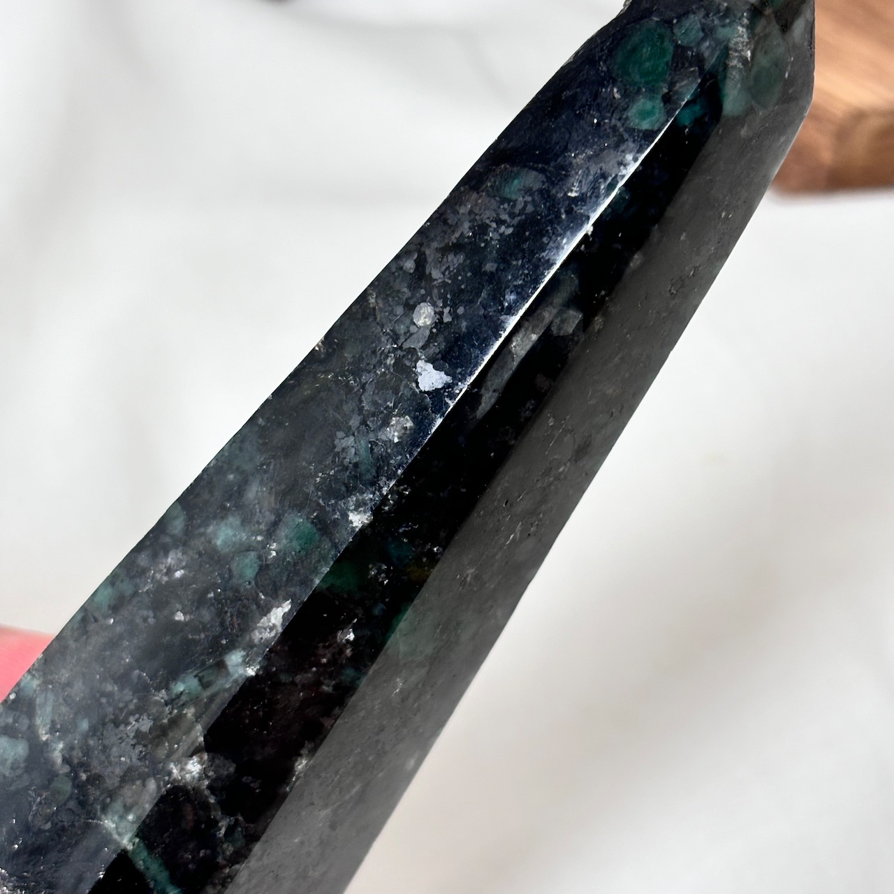 エメラルド*250710*天然石*タワー*置き物*インテリアストーン