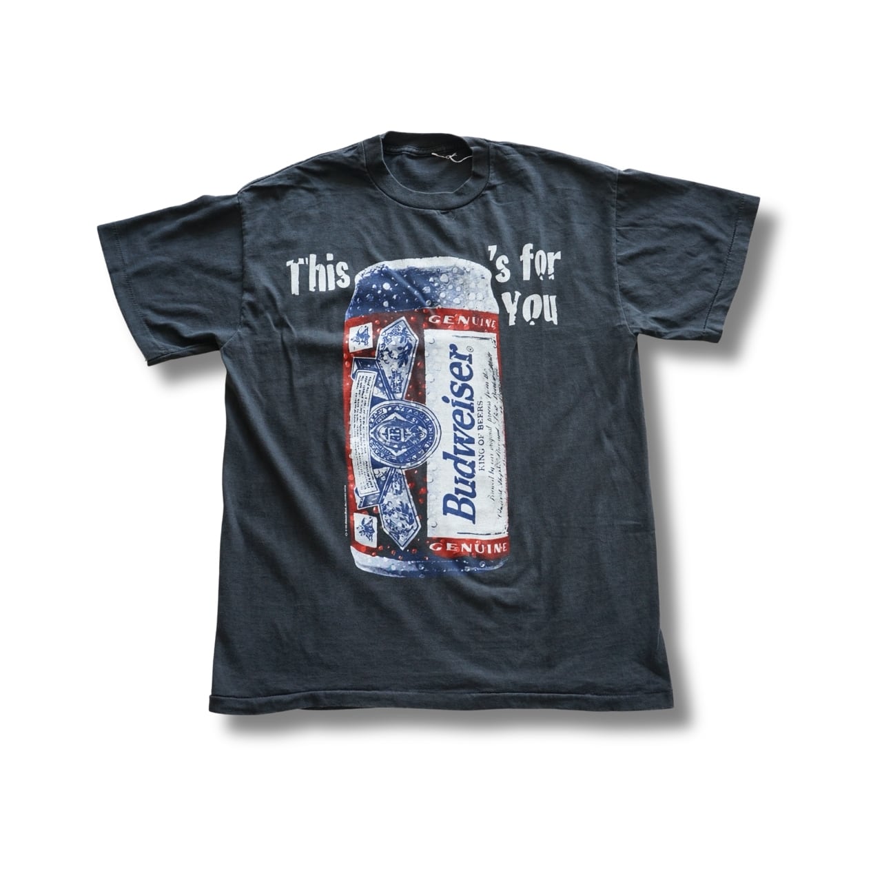 Budweiser バドワイザー フェードプリントTシャツ L XL|NA691 NA692 NA693 NA694