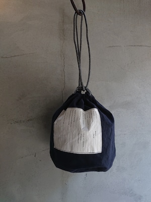 BAA COSTUME MFG. "PERSONAL EFFECTS BAG L" Navy dye Military Tent