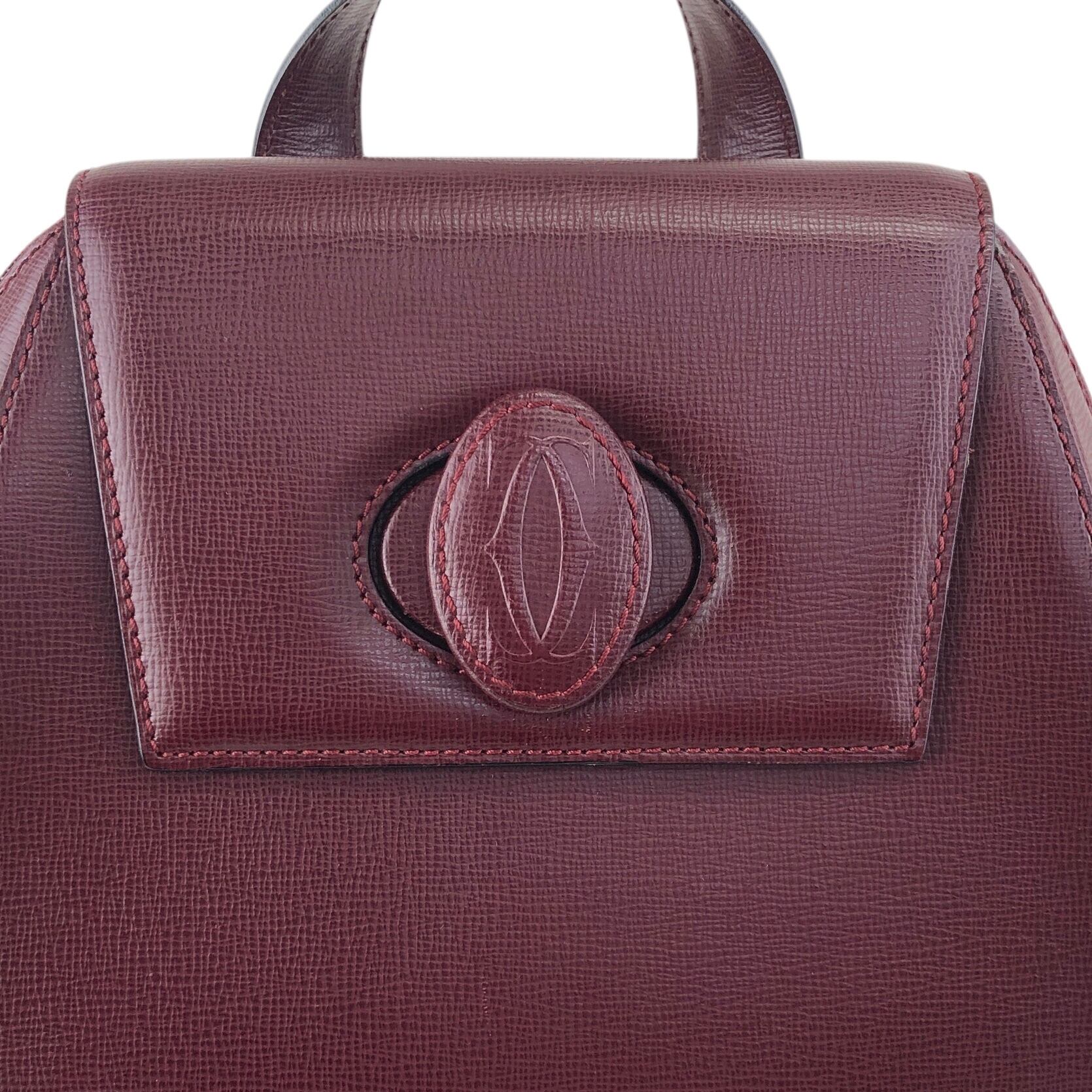 Cartier カルティエ マストライン バックパック ボルドー ターンロック