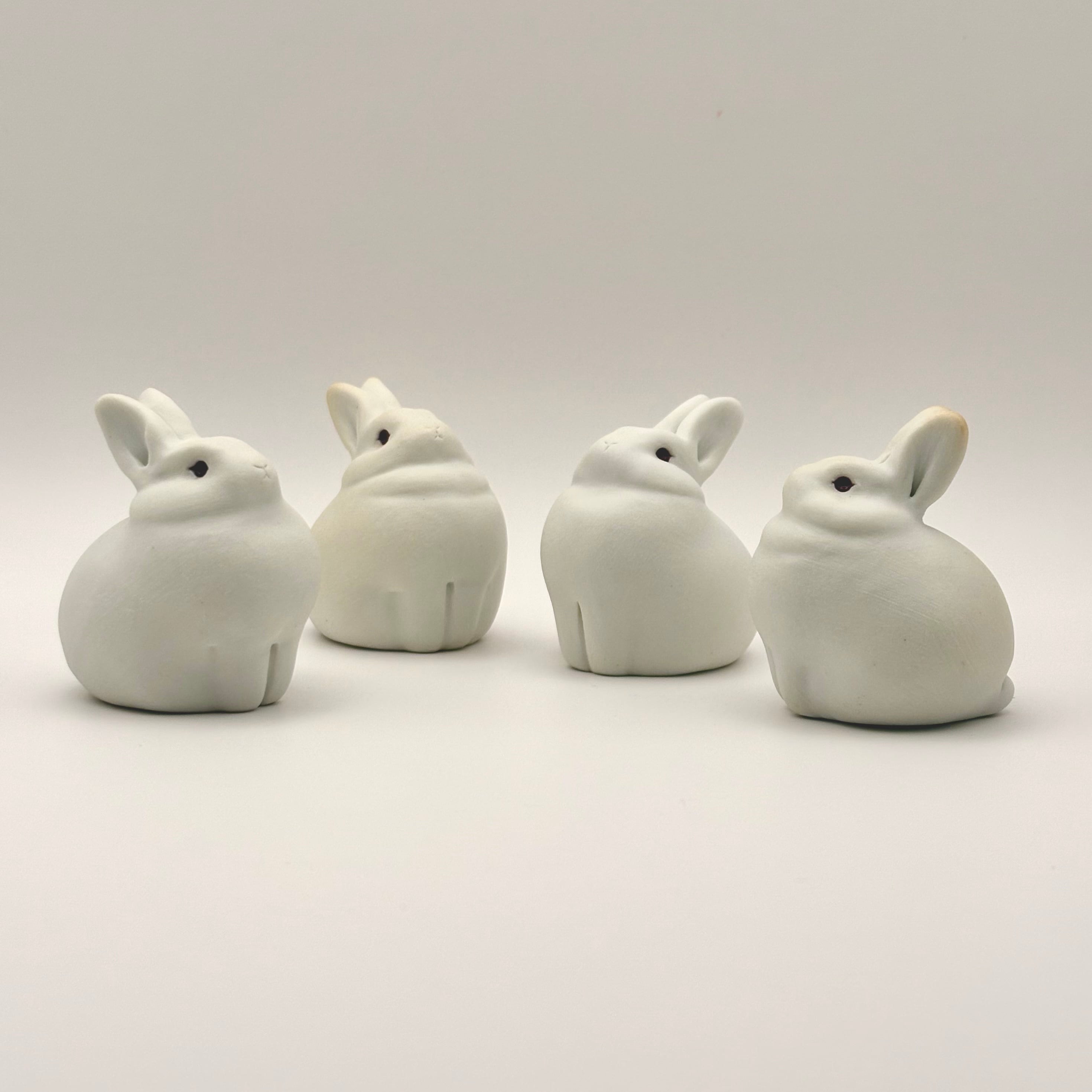 通常販売) らふうさ 手作り陶器のちいさなうさぎ | やきもの みちかけ