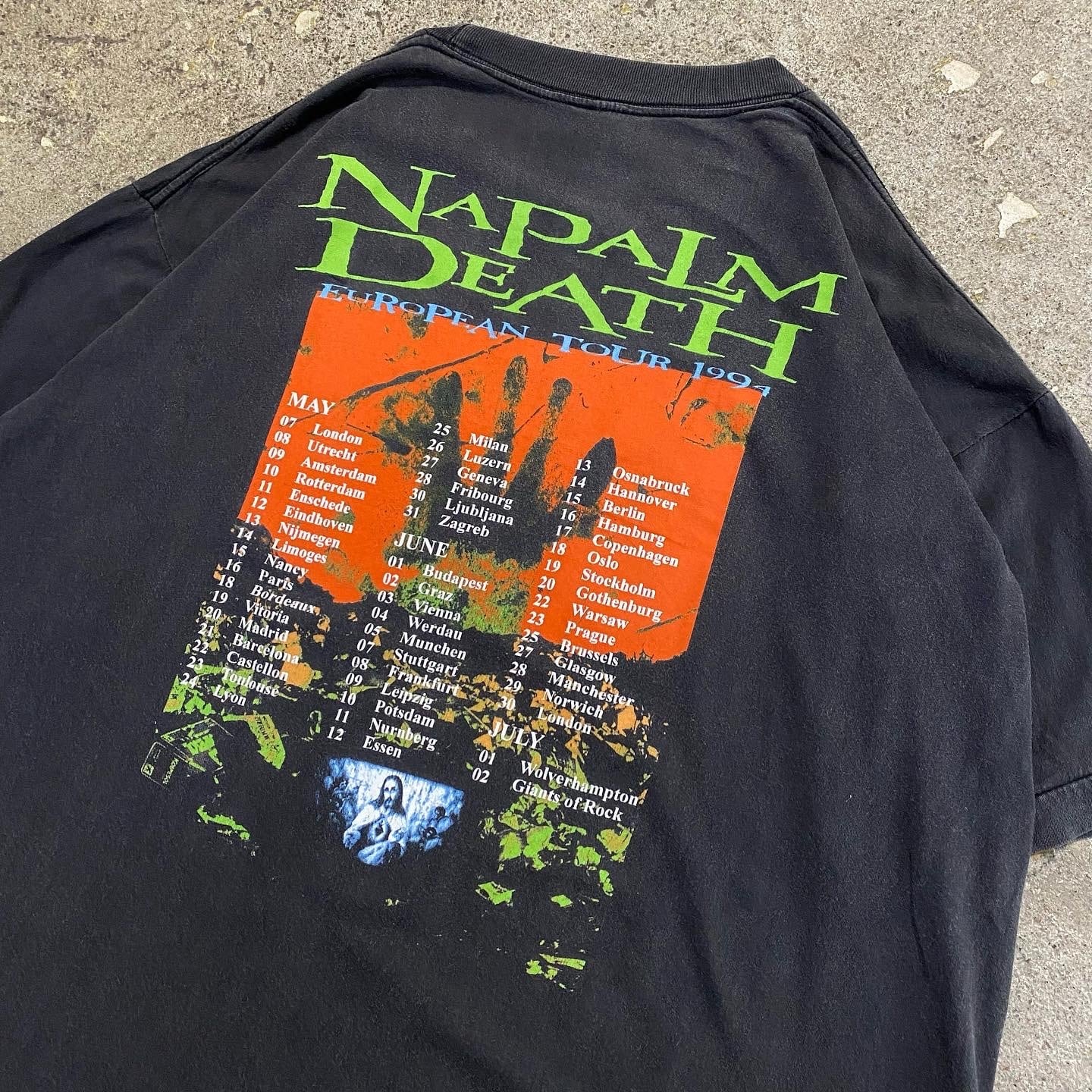 90s NAPALM DEATH T-shirt | What