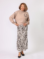 Mylanka(ハイネックパイピングニット)