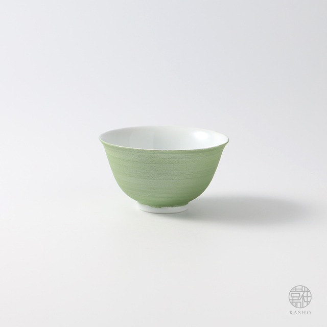 UNMO-雲母-｜パステル小煎茶碗｜グリーン -緑- 全5色｜φ約7cm