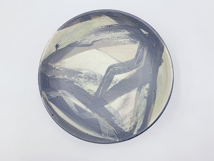 勝間田千恵子作「色絵大鉢」/陶器 勝間田千恵子作「色絵大鉢」/陶器 【公式通販】