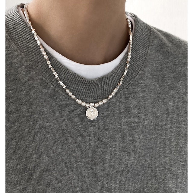 irregular broken pearl necklace