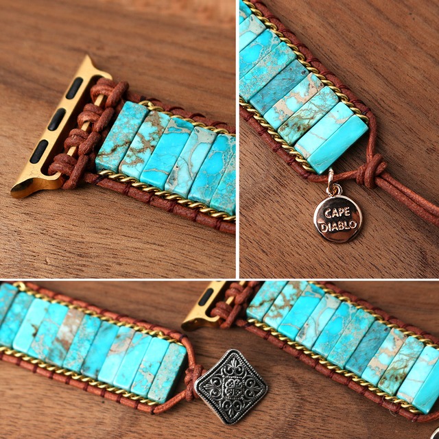 国内正規品 CAPE DIABLO ケープディアブロ ネイティブ ターコイズ for Apple Watch 3849mm アップルウォッチバンド Apple Watchバンド