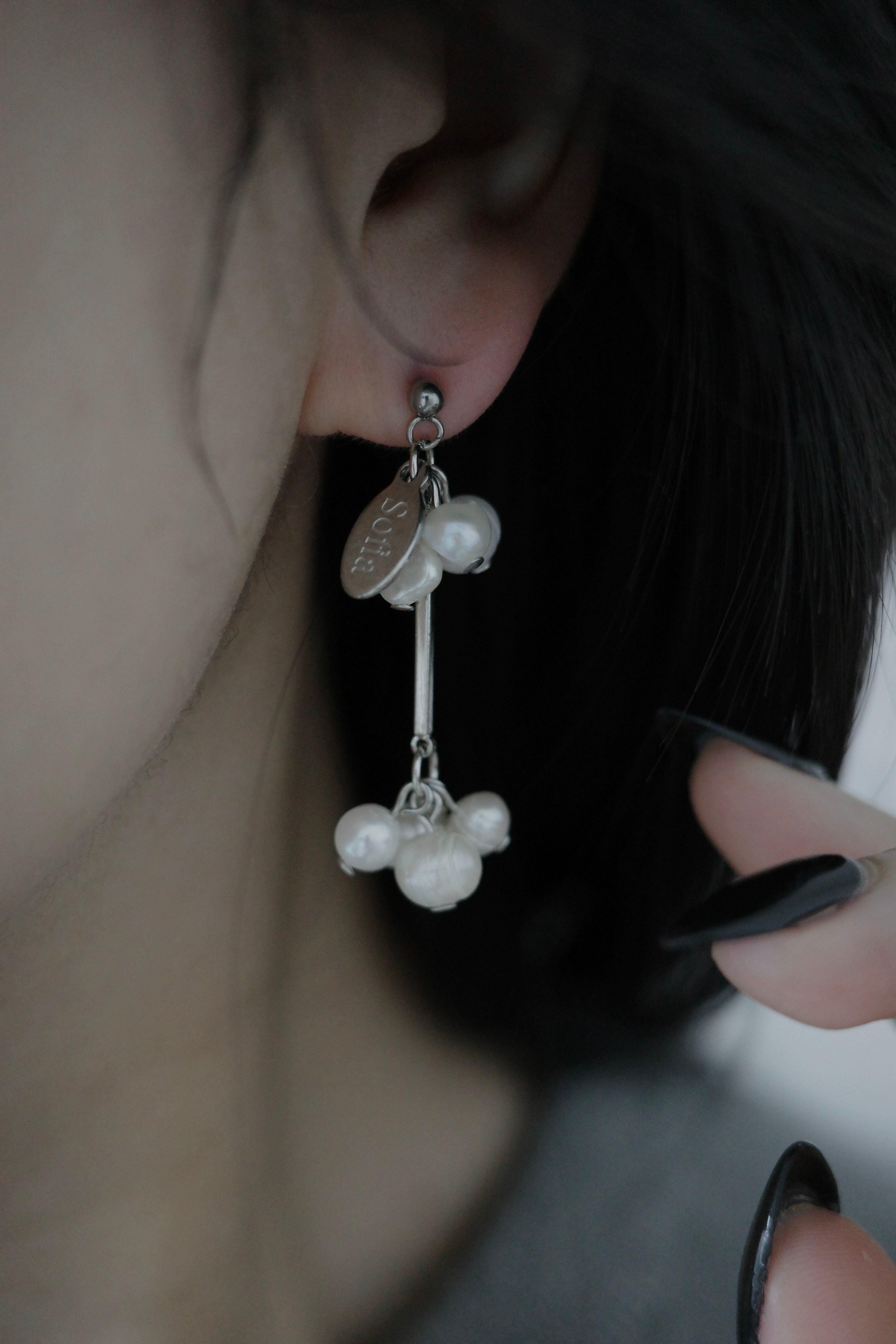 【 coral 】pierce / earring (e0503)