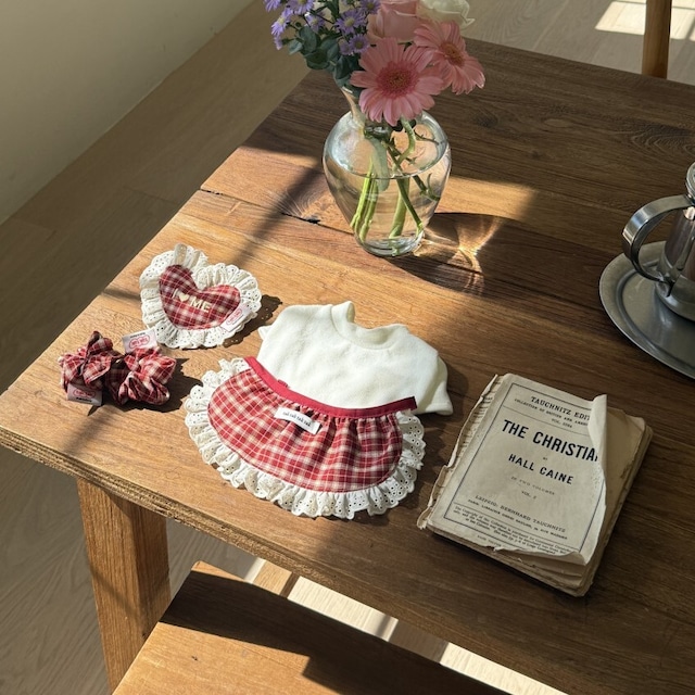 【予約】[tak!tak!tak!tak!]  Maple Check Series  Layered Skirt (3color)
