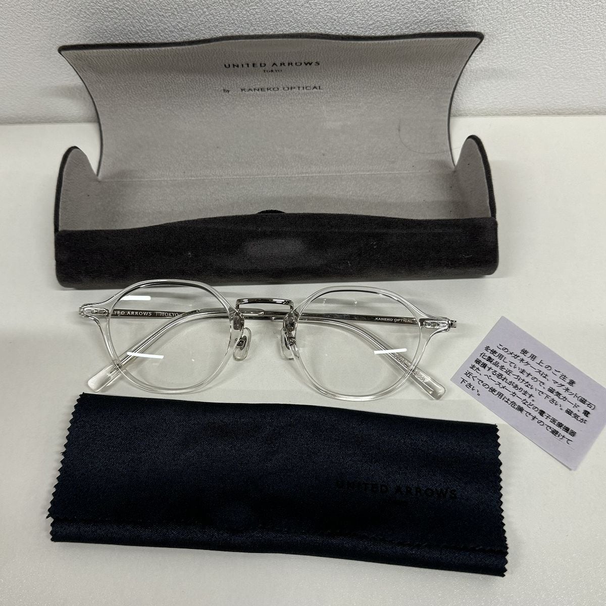 UNITED ARROWS 金子眼鏡コラボTOSHI ブラック