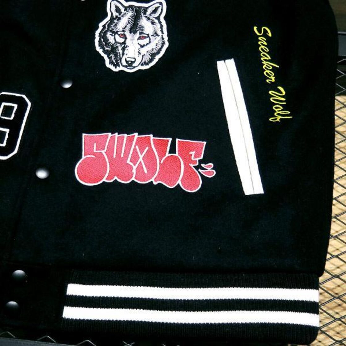 F.C.Real Bristol 22AW SNEAKERWOLF TEAM VARSITY JACKET FCRB-222126 