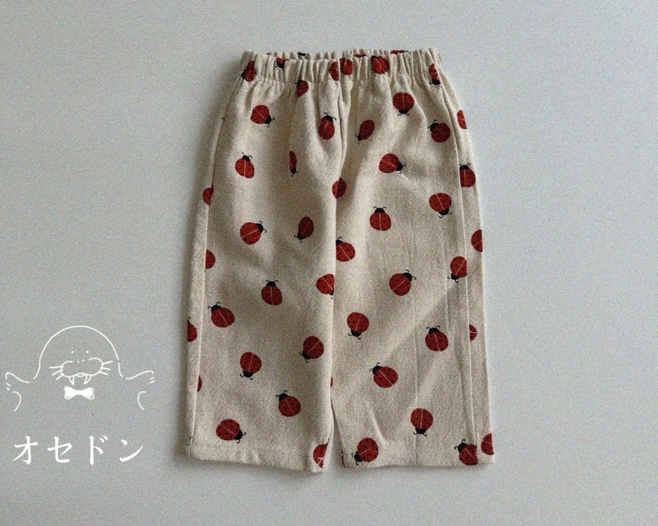 【Aosta】オータムチノパンツ 70~110cm  てんとう虫240811 - 1