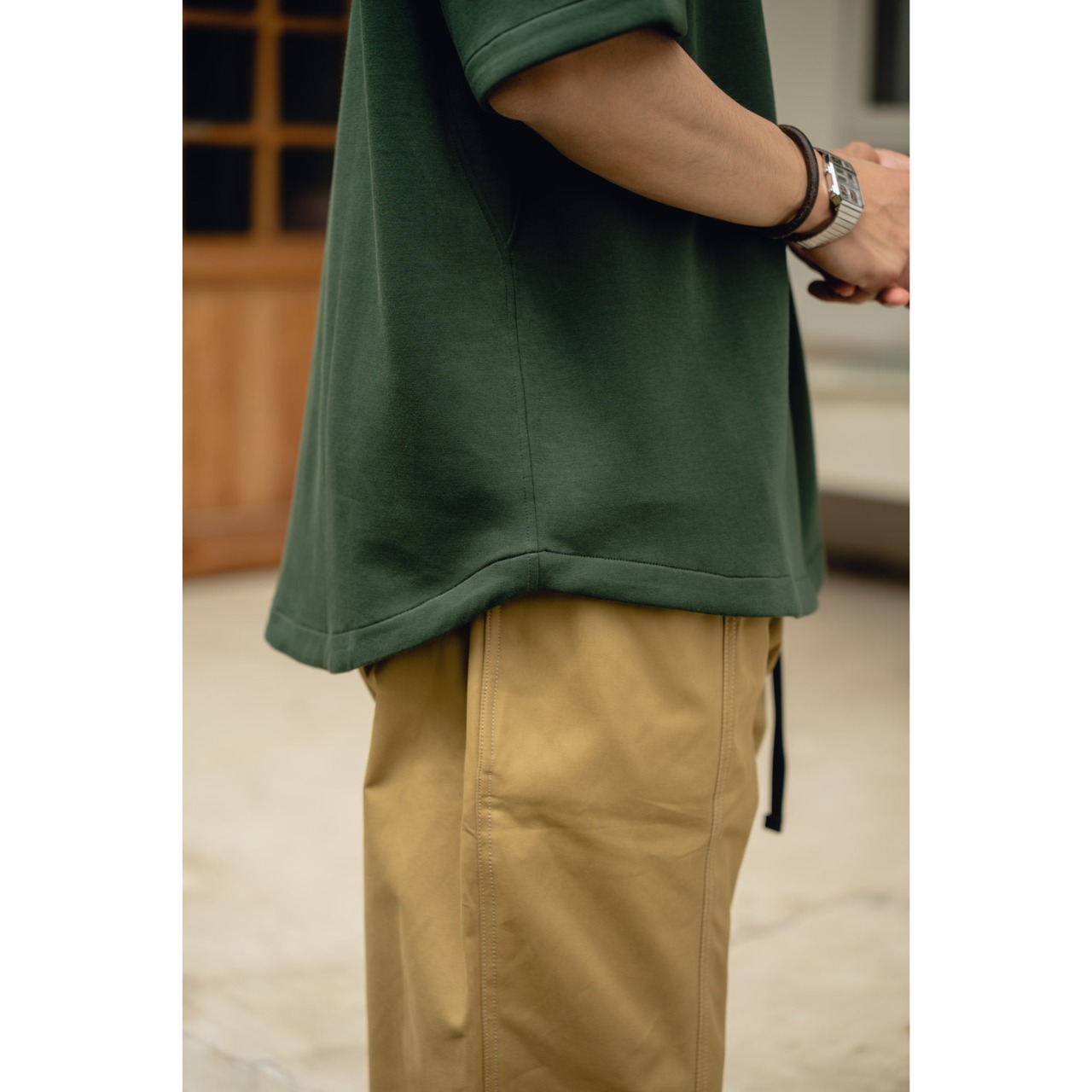 Drop shoulder crew neck t-shirt 0760 - 12
