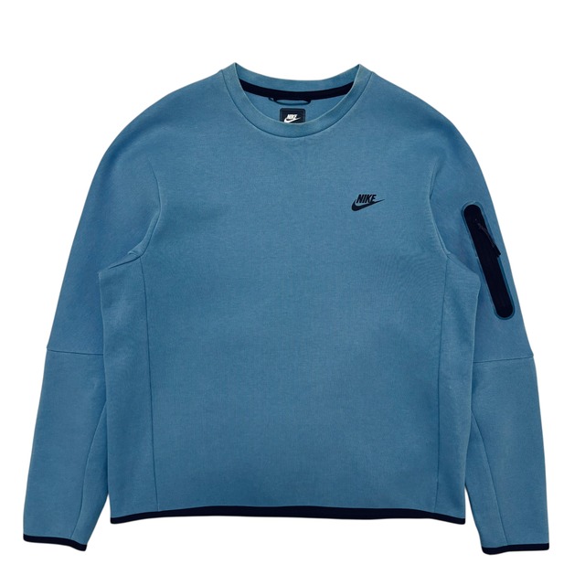 古着 ナイキ NIKE テックフリースクルースウェット トレーナー クリーニング済み メンズXXL ライトブルー