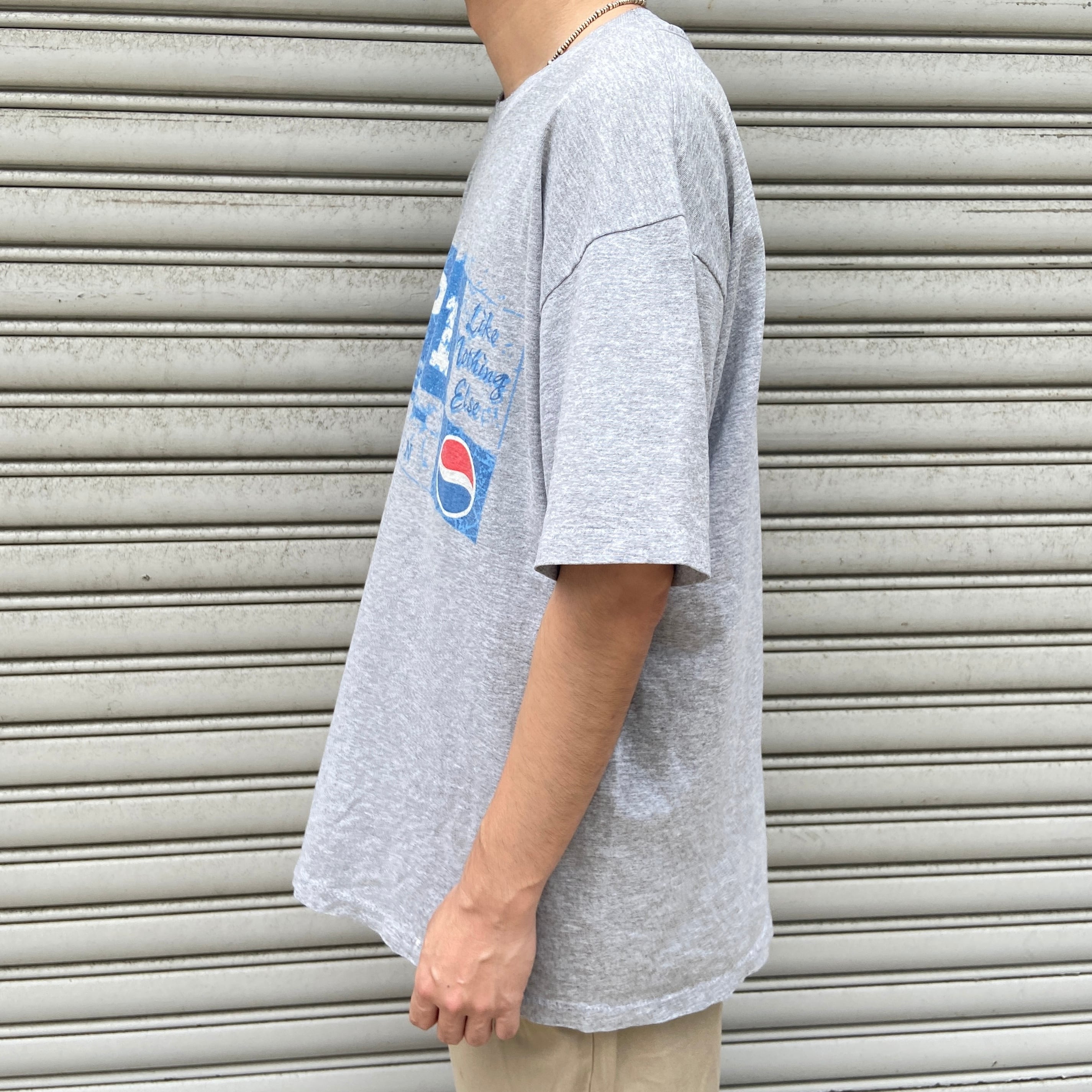 80s US古着　PEPSIペプシ　　ベースボールシャツ　L〜XLホワイト 80s US古着 PEPSIペプシ ベースボールシャツ L〜XLホワイト