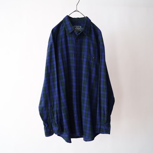 "Woolrich" check design flannel shirt