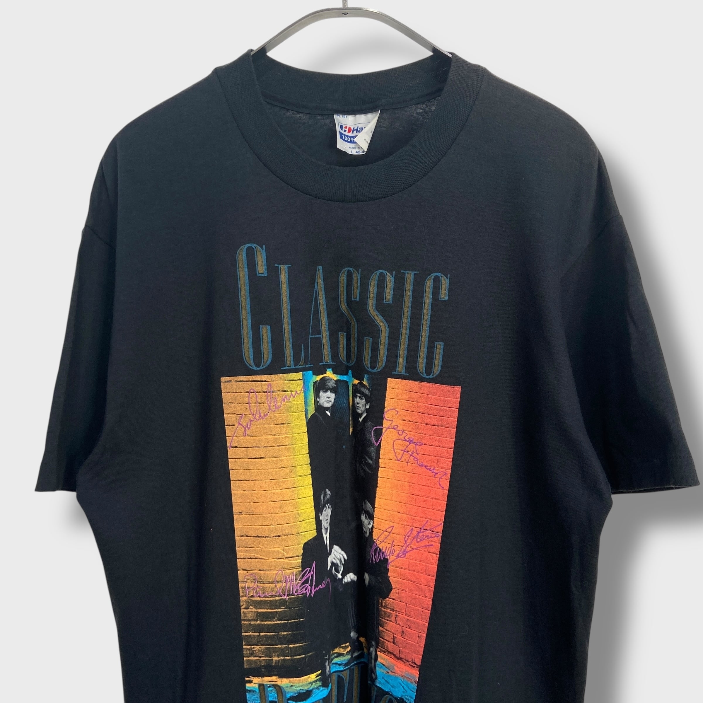 The beatles ビートルズ バンドTシャツ 90s USA製 黒 L | 古着屋 Uan