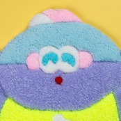 < WACHAPO > ラグ作品「わちゃぽ宇宙人(お花)」