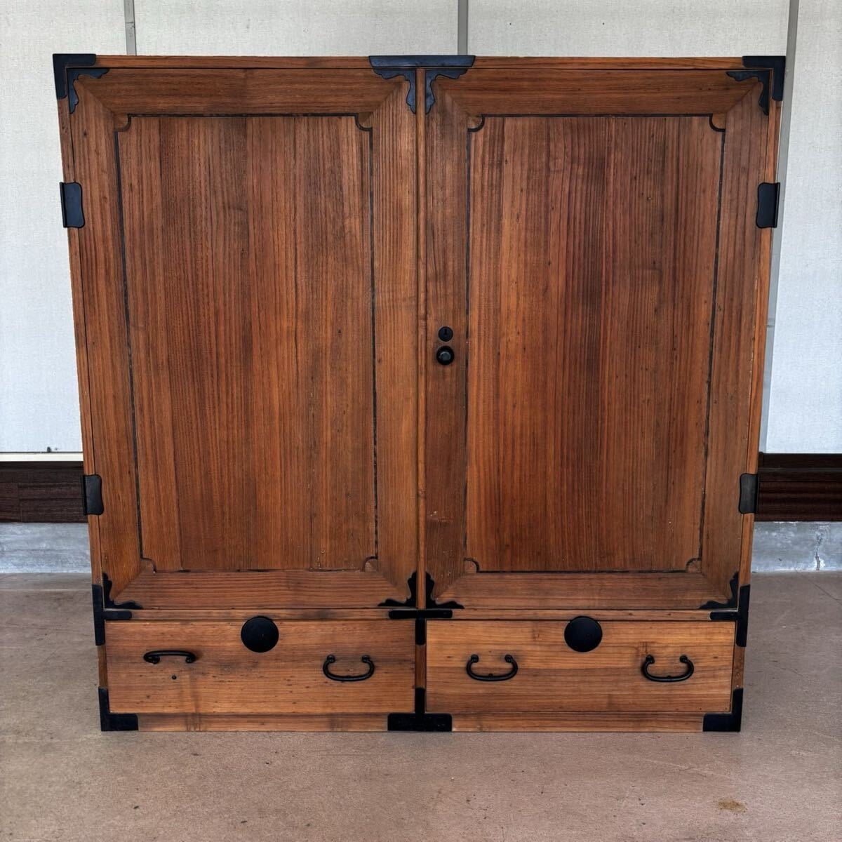 和箪笥 水屋箪笥 収納家具 アンティーク家具 着物収納 チェスト 時代