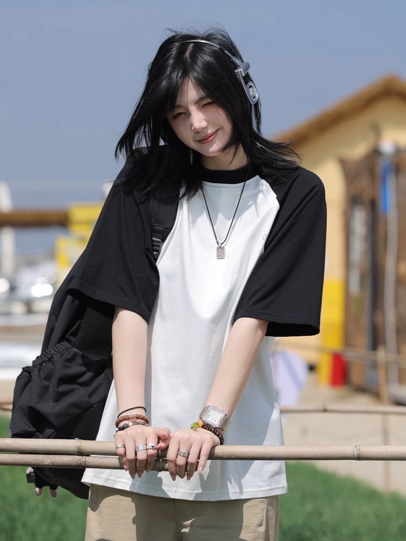 ラグランコントラスト Tシャツ / Raglan Contrast T-Shirt