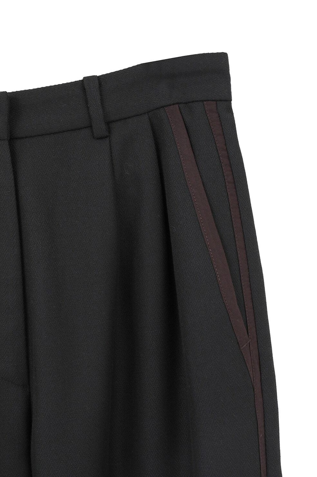 CLANE HERRINGBONE LINE PANTS