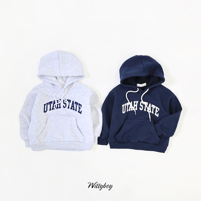 【取寄】witty boy|utah hoodie|ユタフーディー|5-21|kids&jr&mom|26 spring
